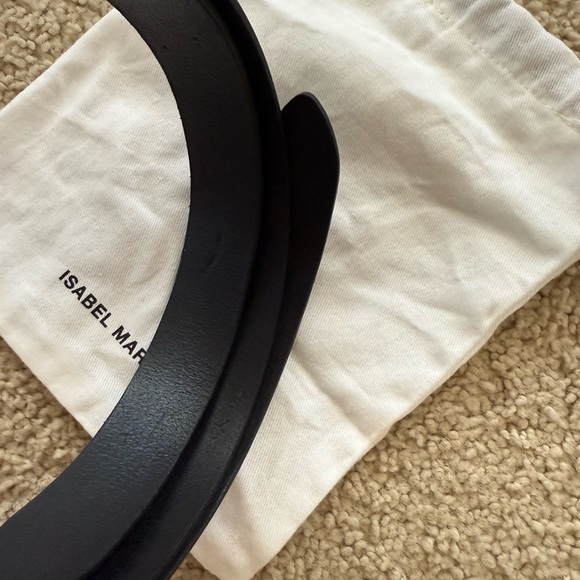 Isabel Marant, Lecce Leather Wrap Belt, Width, 1.25" - Picture 5 of 9